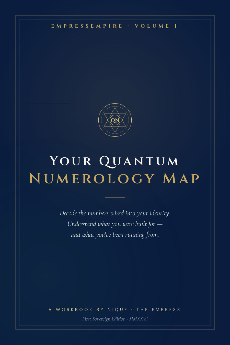 Quantum Numerology Map workbook